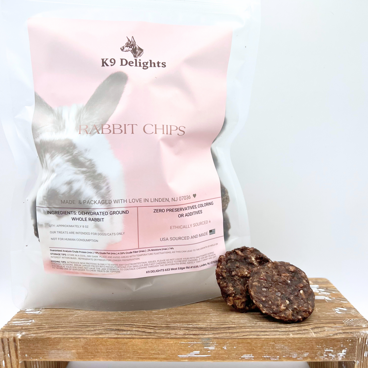Rabbit Chips – K9 Delights