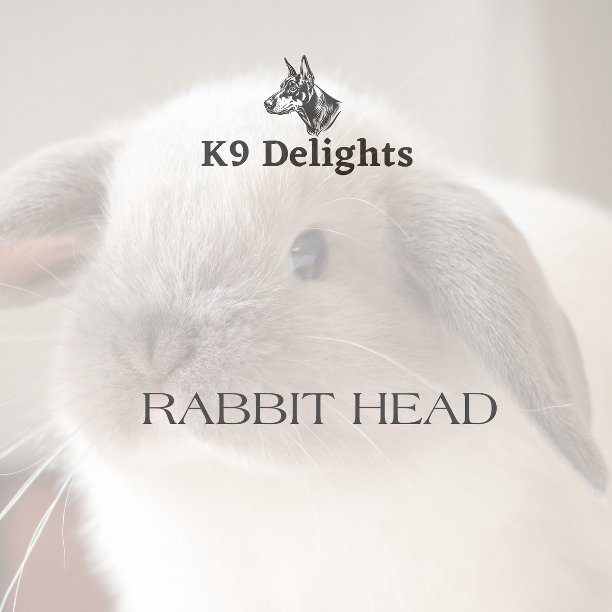 Fuzzy Whole Rabbit Heads (Ears Included) – K9 Delights